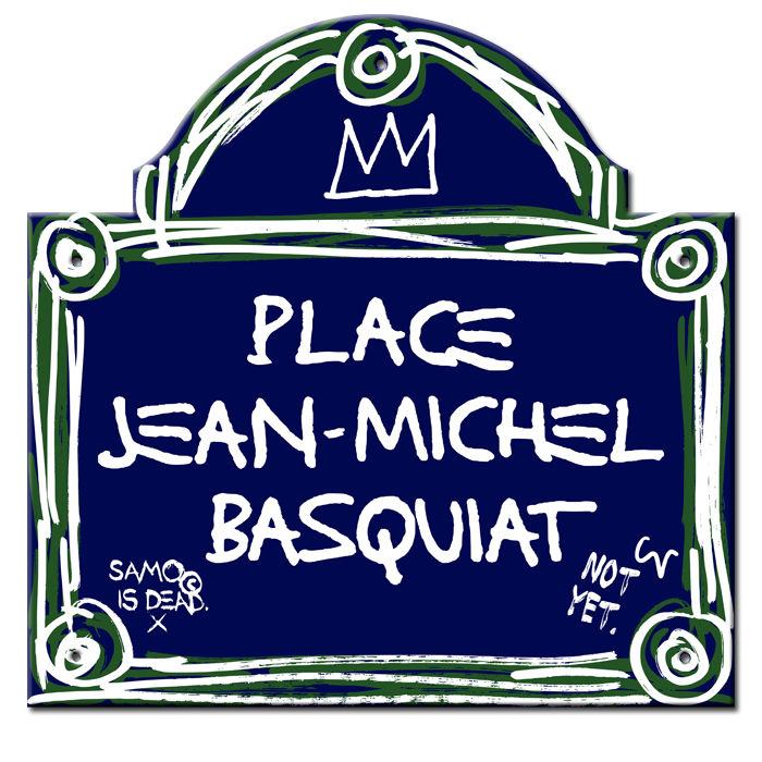Place Jean-Michel Basquiat - Samo